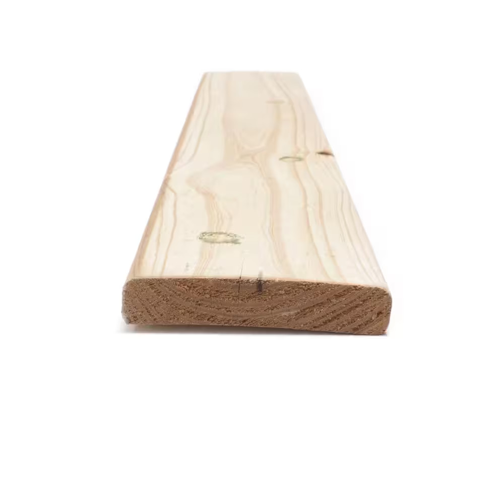 5/4 In. X 6 In. X 10 Ft. Ground Contact Pressure-Treated Premium Southern Yellow