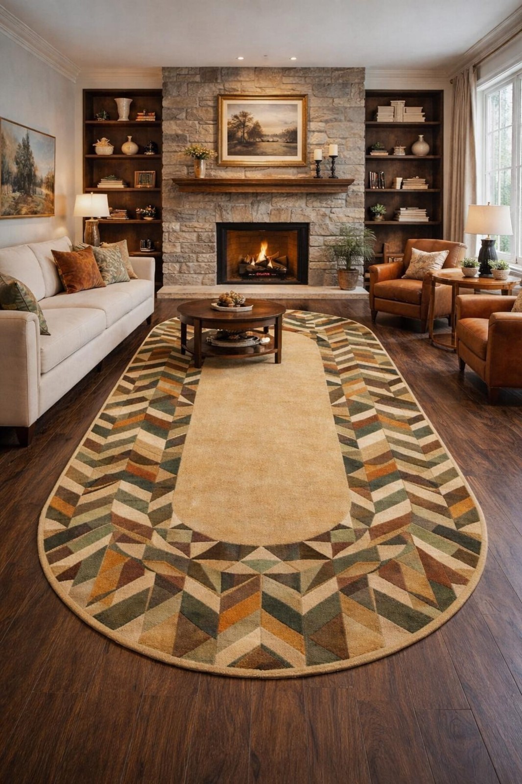 Designer Rug | Irregular Rug | Wool area Rugs | Living Room Rug | Tufted A202