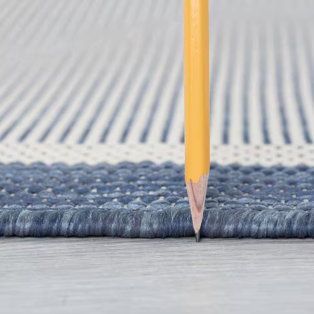 Eco Navy 4 Ft. X 5 Ft. 3 In. Outdoor Area Rug