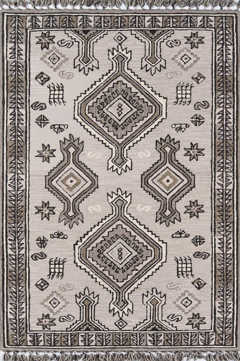 Momeni Tahoe 2′ X 3′ Rectangle Area Rugs With Grey Finish TAHOETA-03GRY2030