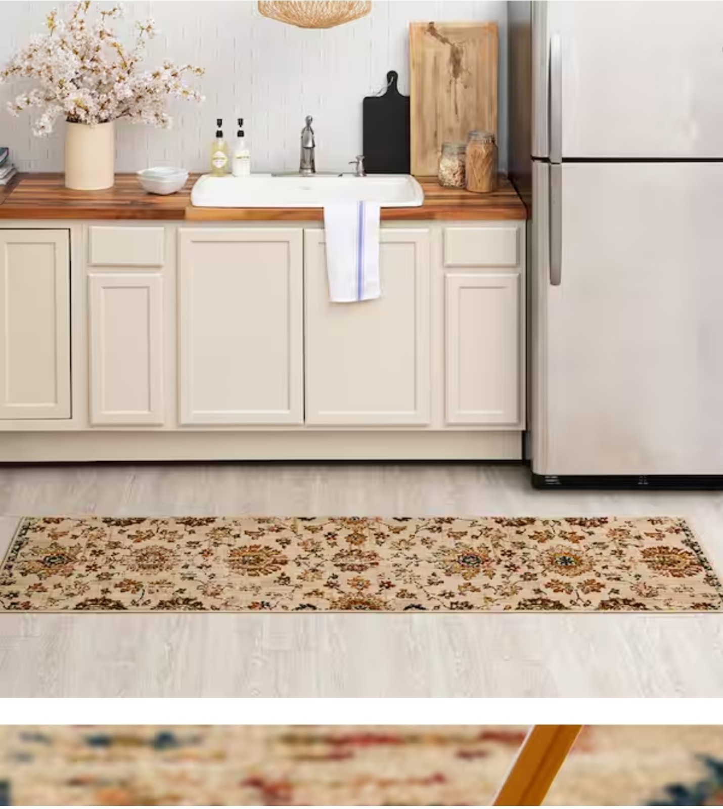 Mohawk Home (Holbrook Vanilla) 2 ft. 2 in. x 7 Ft Runner Rug