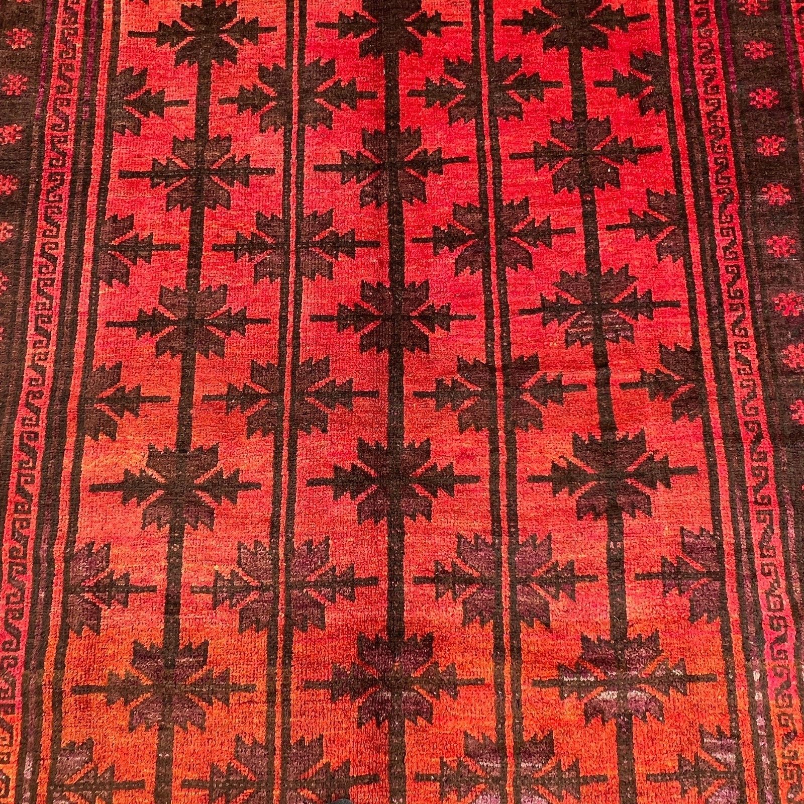 Hand Knotted Taimani Baluchi Rug – Wool Tribal Carpet, 5’5 x 9’9, Boho Decor
