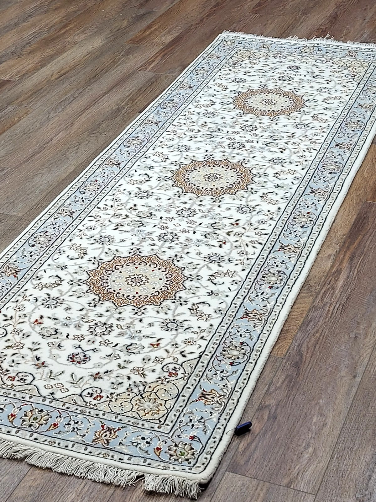 Turtkish Rug,Silk&wool Royal Design Bohemian Turkish Runner Rug,2.8×8.5