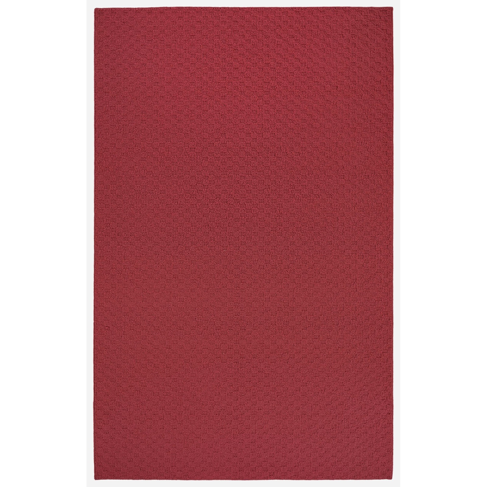 Garland Rug Town Square 8 Ft. x 10 Ft. Large Area Rug Chili Red