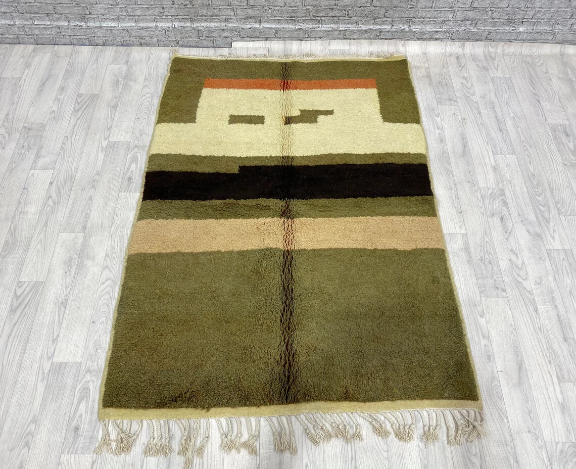 Moroccan berber carpets, New Design, Free Shipping Rugs ( 123 x 174 CM )