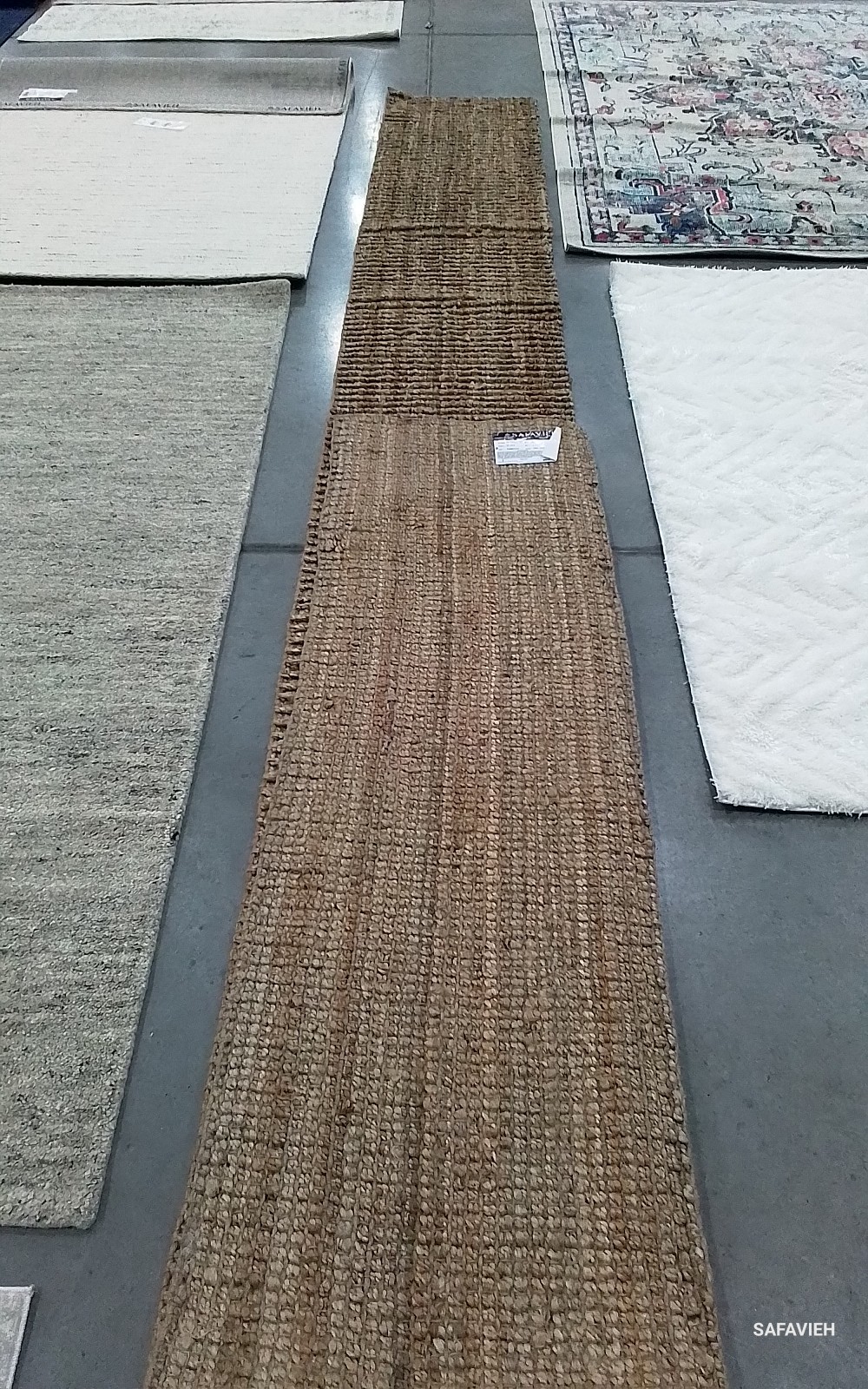 NATURAL 2′-0″ x 22′-0″ Back Stain Rug, Reduced Price 1172780395 NF447A-2220