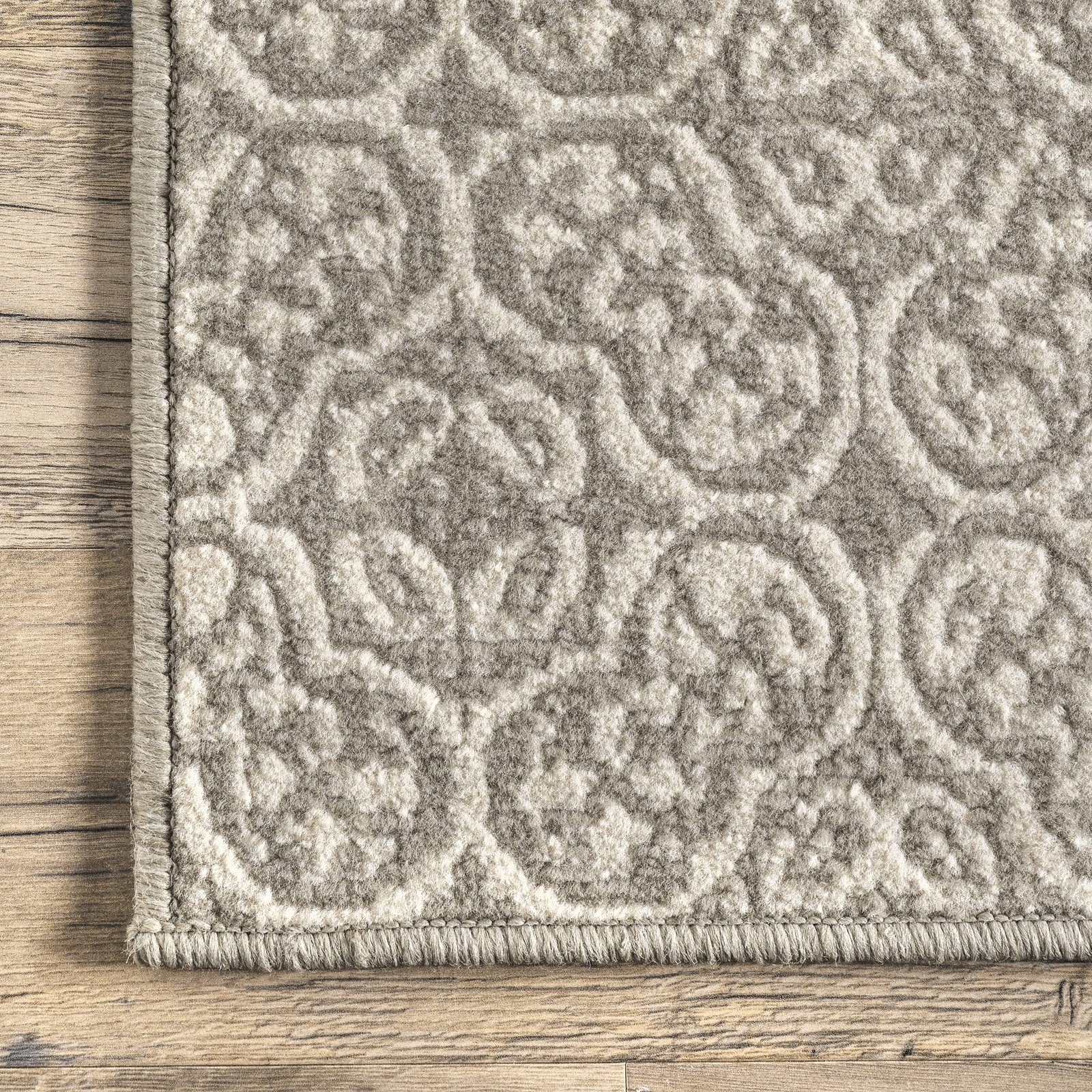 Jeanette Geometric Oval 4×6 Area Rug for Living Room Bedroom Dining Room Kitc…