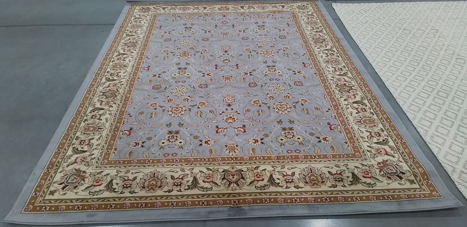 LBLUE / IVORY 8′-0″ x 10′-0″ Back Stain Rug Reduced Price 1172807734 LNH312B-810