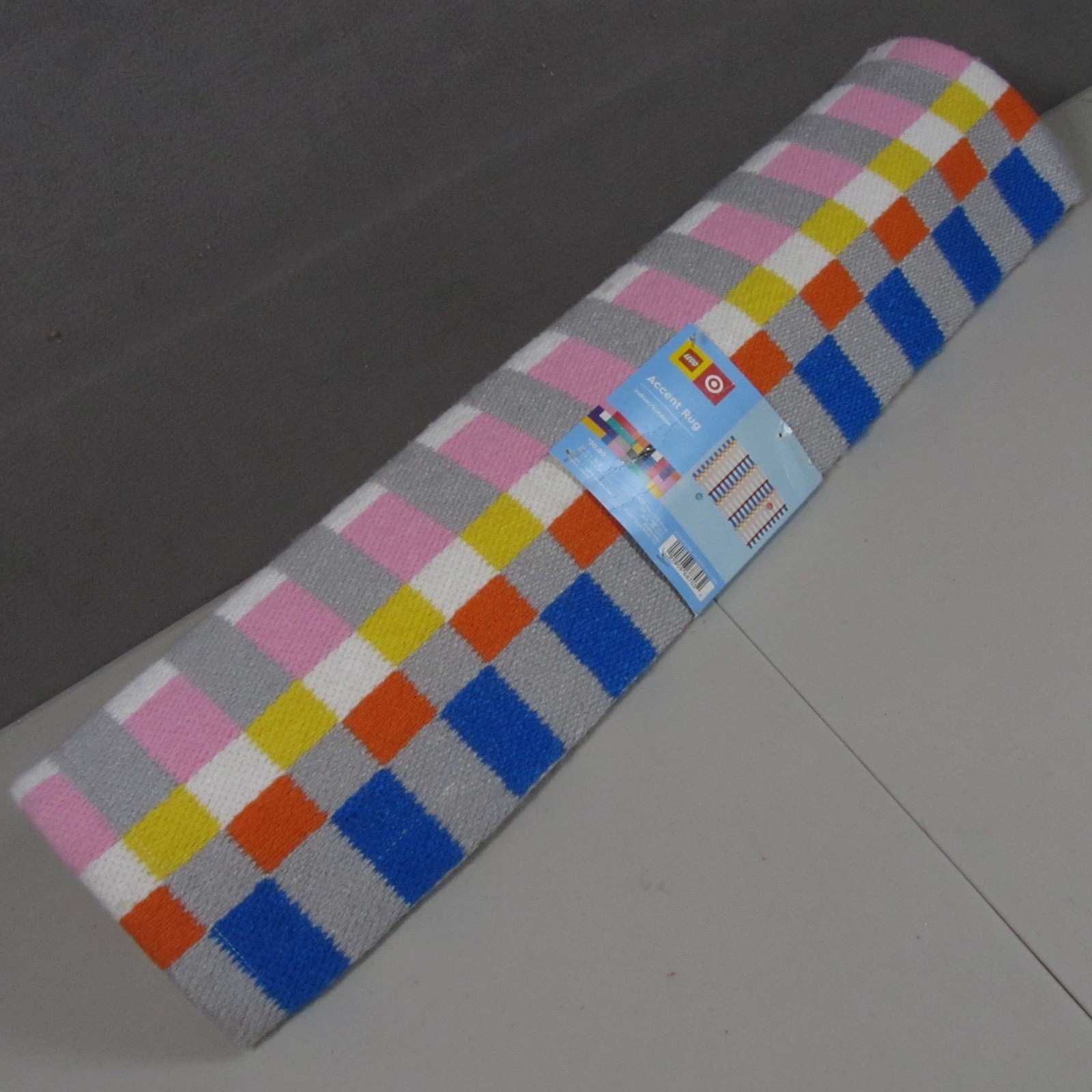 LEGO Color Block Stripe Rug Multicolor Indoor/Outdoor LEGO x Target Collection