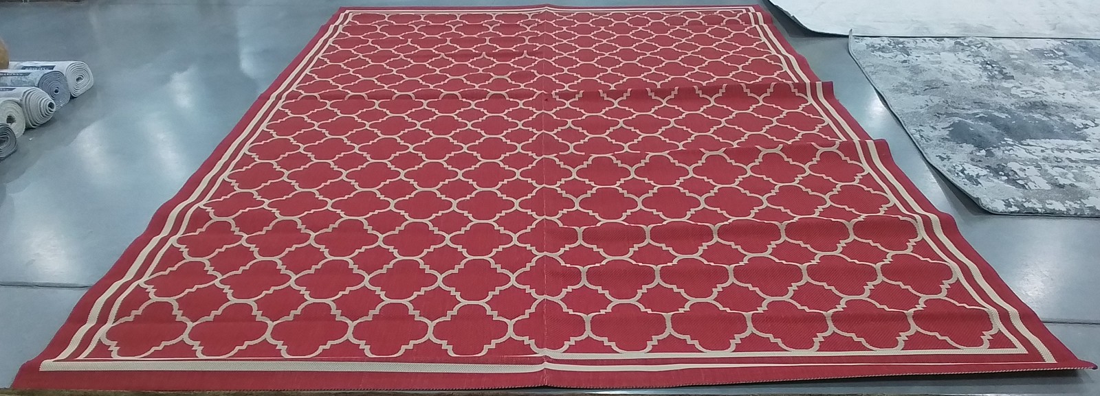 RED / BONE 10′-0″ x 14′-0″ Damaged Rug, Reduced Price 1172796119 CY6918-248-10