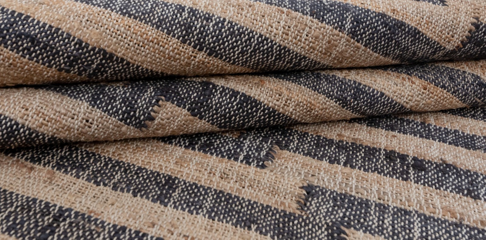 Natural Jute Black High Quality Hand Woven Geometric Boho Style CUSTOMIZED Rug