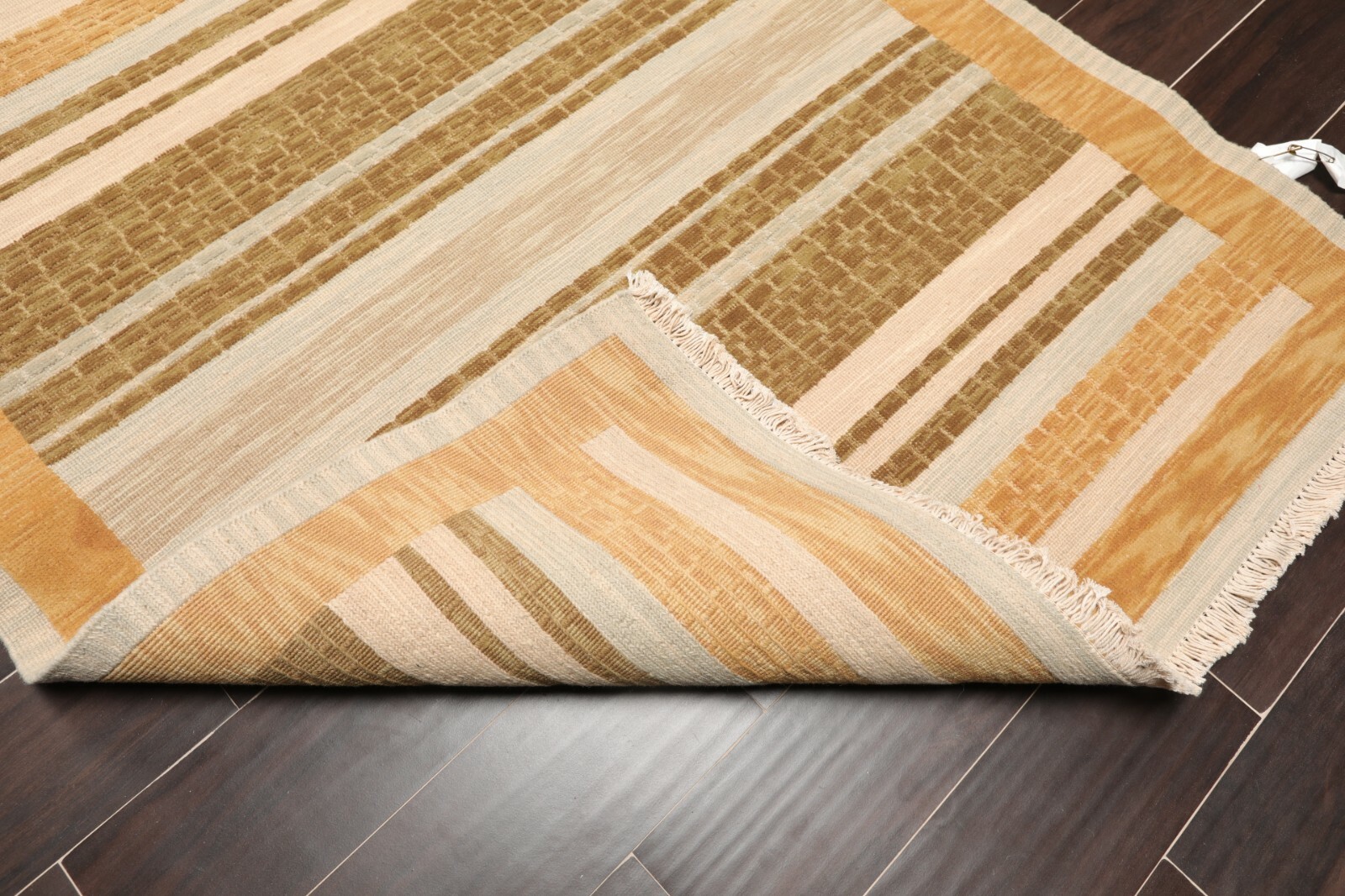 3’10” x 5’10” Nourison Nourmak Hand Knotted Wool High Low Pile Area Rug 4×6