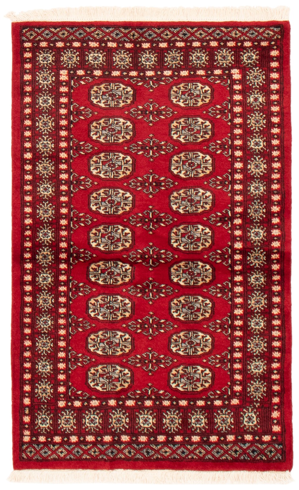Traditional 3’2″ x 5’0″ Oriental Area Rug Hand-Knotted Wool Carpet
