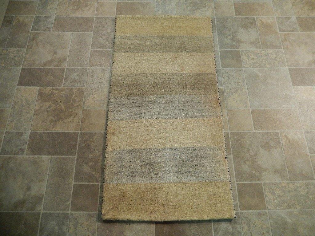 Pristine 2×1 Authentic Hand Knotted Modern Gabbeh Rug