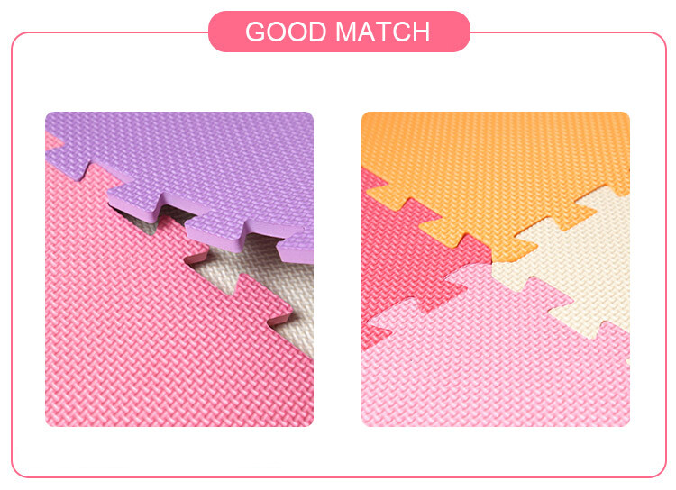 24 pcs EVA Foam Puzzle Floor Mat Square Interlocking Carpet Area Rug 29cmX29cm