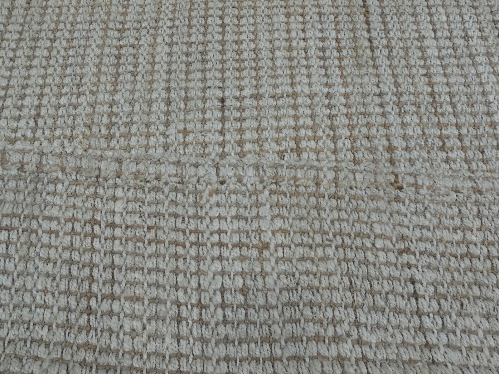 NATURAL 7′ X 7′ Square Loose Threads Rug, Reduced Price 1172616285 NF186A-7SQ