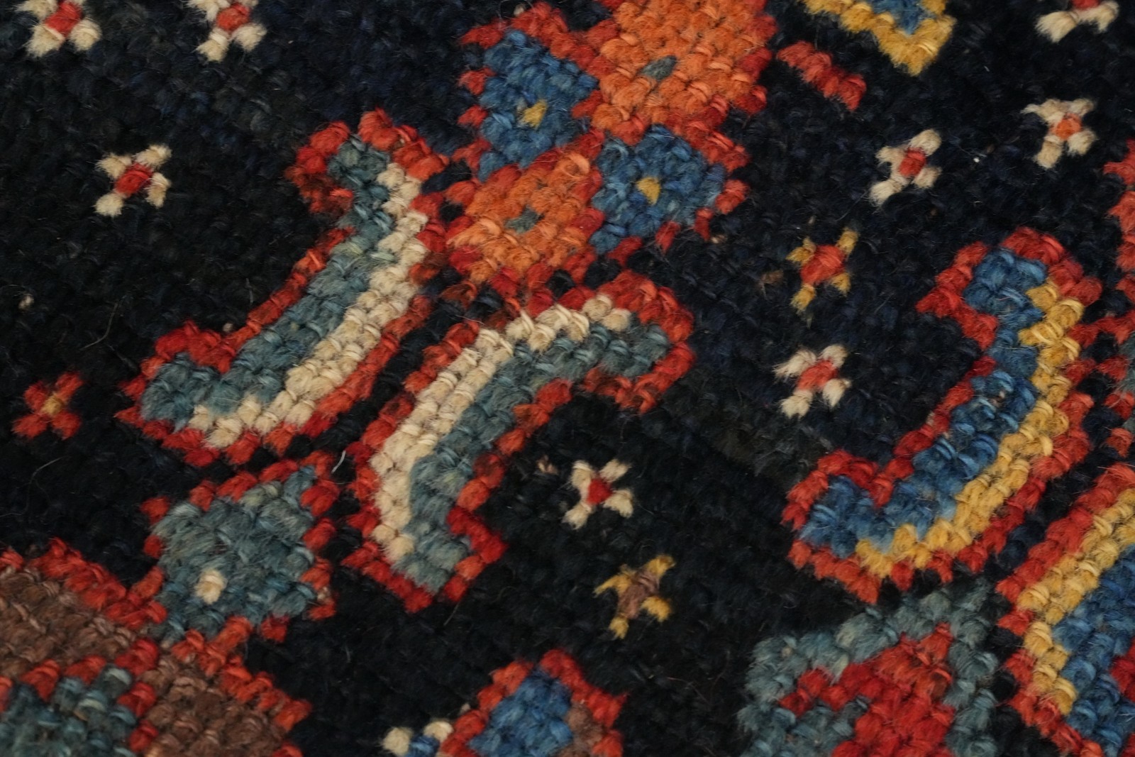 Pre-1900 Hand-made Wool Tribal Traditional Vegetable Dye Rug Antique Carpet 5×9