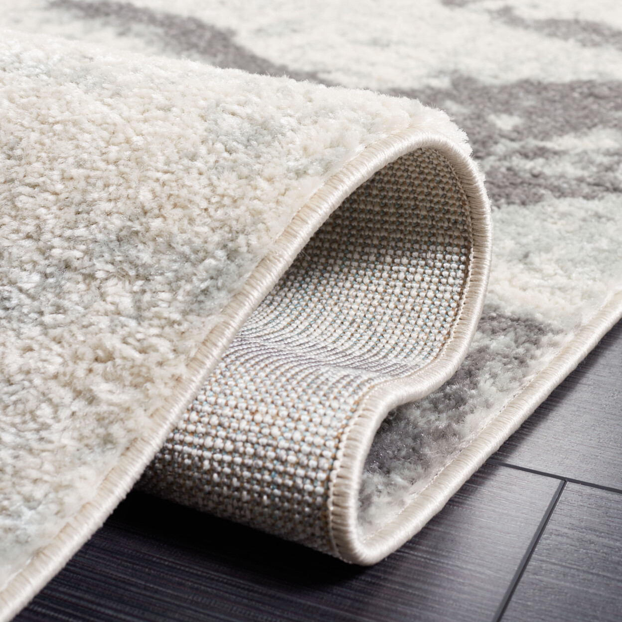 SAFAVIEH Tulum Collection TUL276C Ivory / Grey Rug