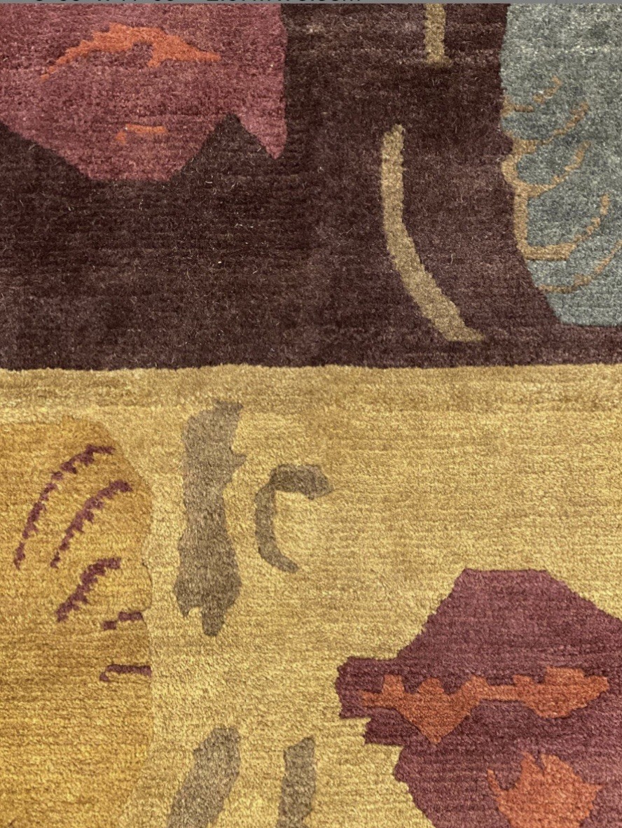 Stunning oriental rug new Art Craf Hand knotted Tibetan Nepal 8.9 X 11.6 Ft