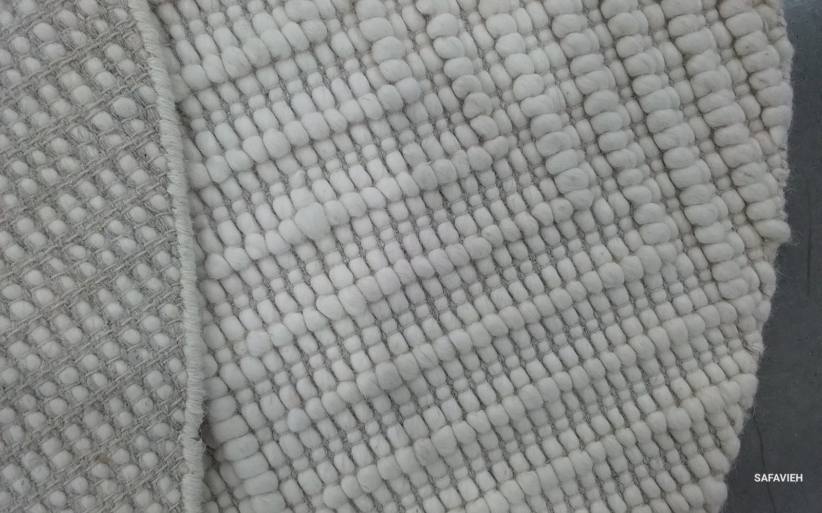 IVORY 6′-0″ x 6′-0″ Flaw in Rug, Reduced Price 1172796171 NAT709A-6R