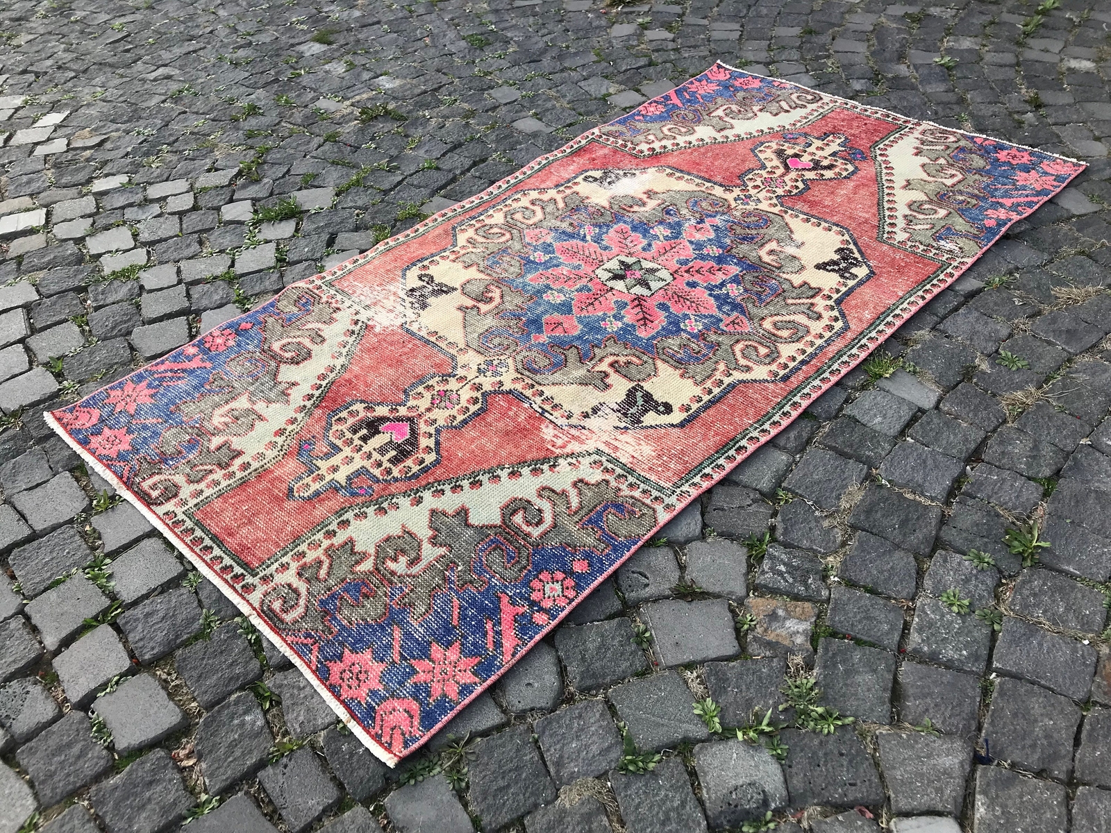 Handmade Rug Turkish Area Rug Vintage Rug Oushak Rug Antique Rug Bohemian Rug