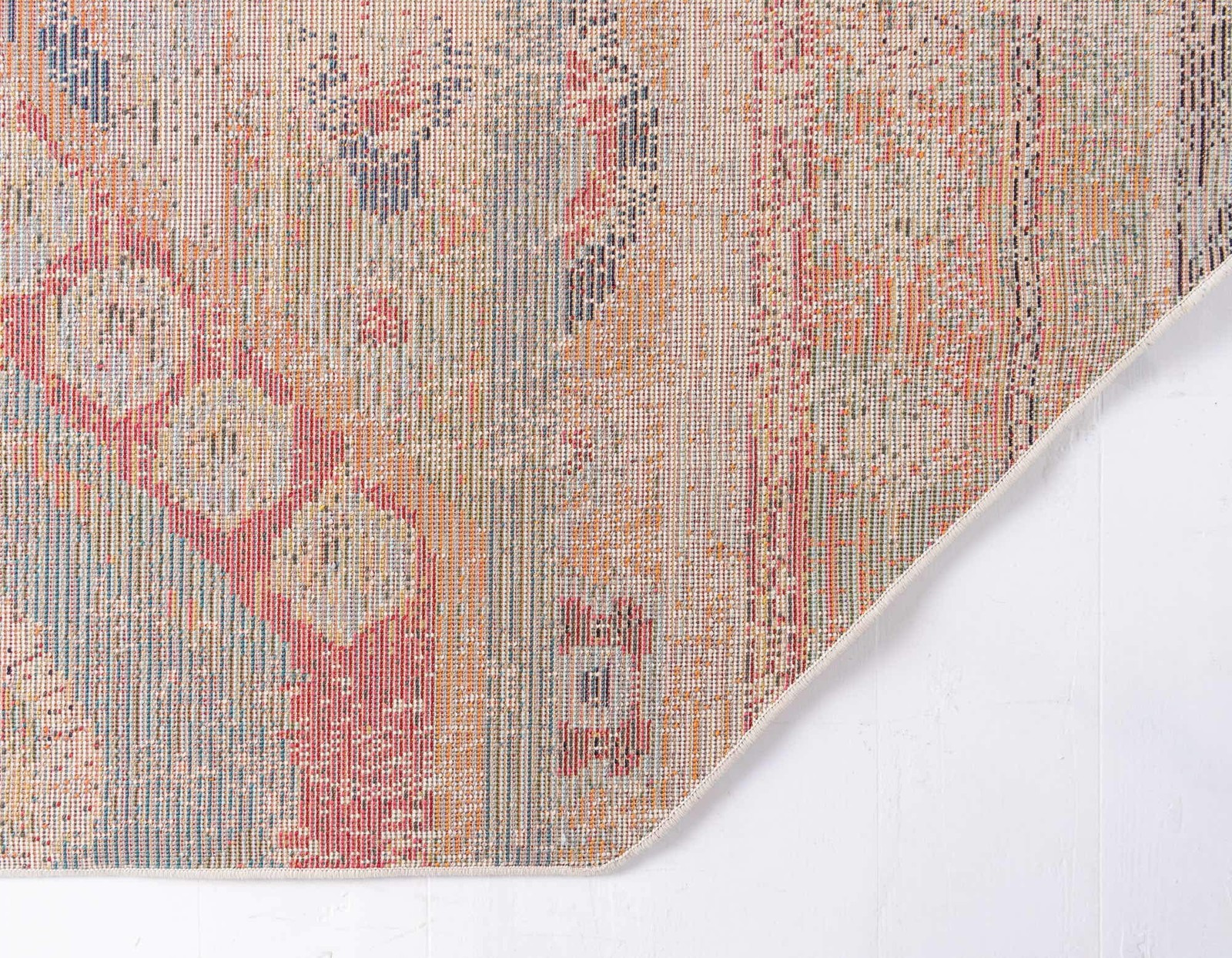 Unique Loom Sedona Collection Distressed Southwester Over-Dyed Vintage Area Rug