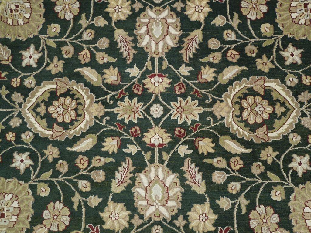 9×12′ Pine Green Agra 8/8 Quality Rug 20439