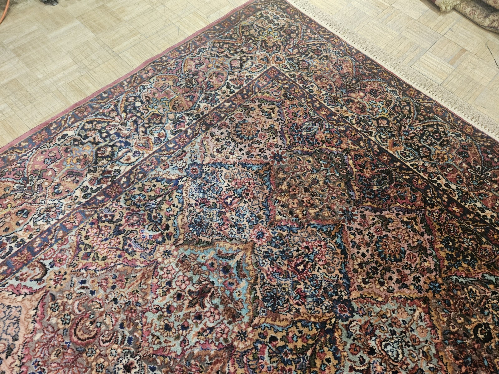 12×20 GENUINE ANTIQUE KARASTAN RUG MULTICOLOR PANEL KIRMAN 717 100% WOOL RUG VGC