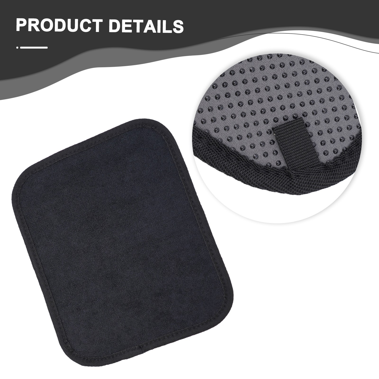 Bowling Ball Towel Cleaner Towel Anti-slip Black+Grey Epoxy Microfiber