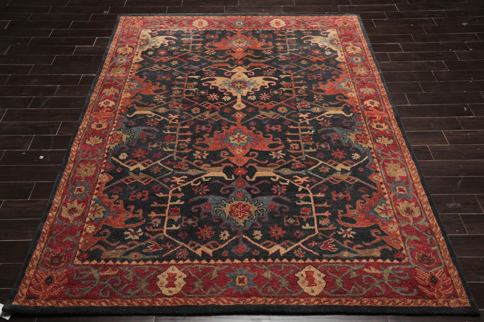 Multi Sizes Multi Color Handmade 100% Wool Arts & Crafts Oriental Area Rug