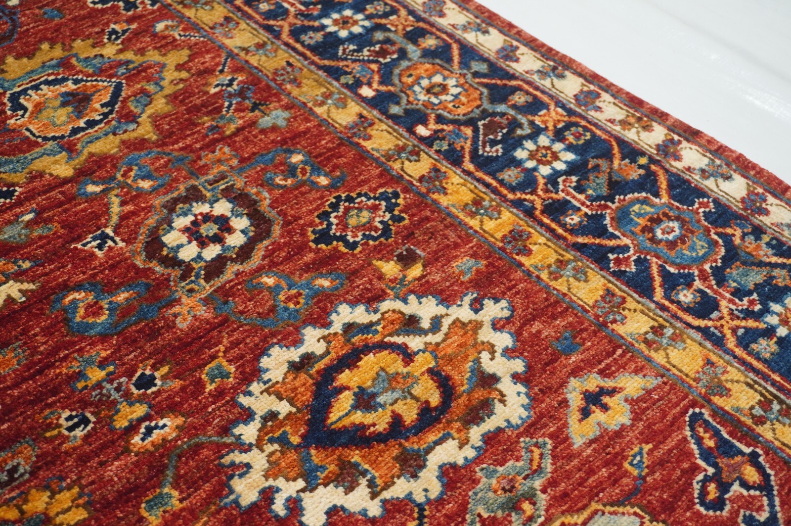 5 x 7 ft Red Bidjar Afghan Hand Knotted Wool Oriental Area Rug