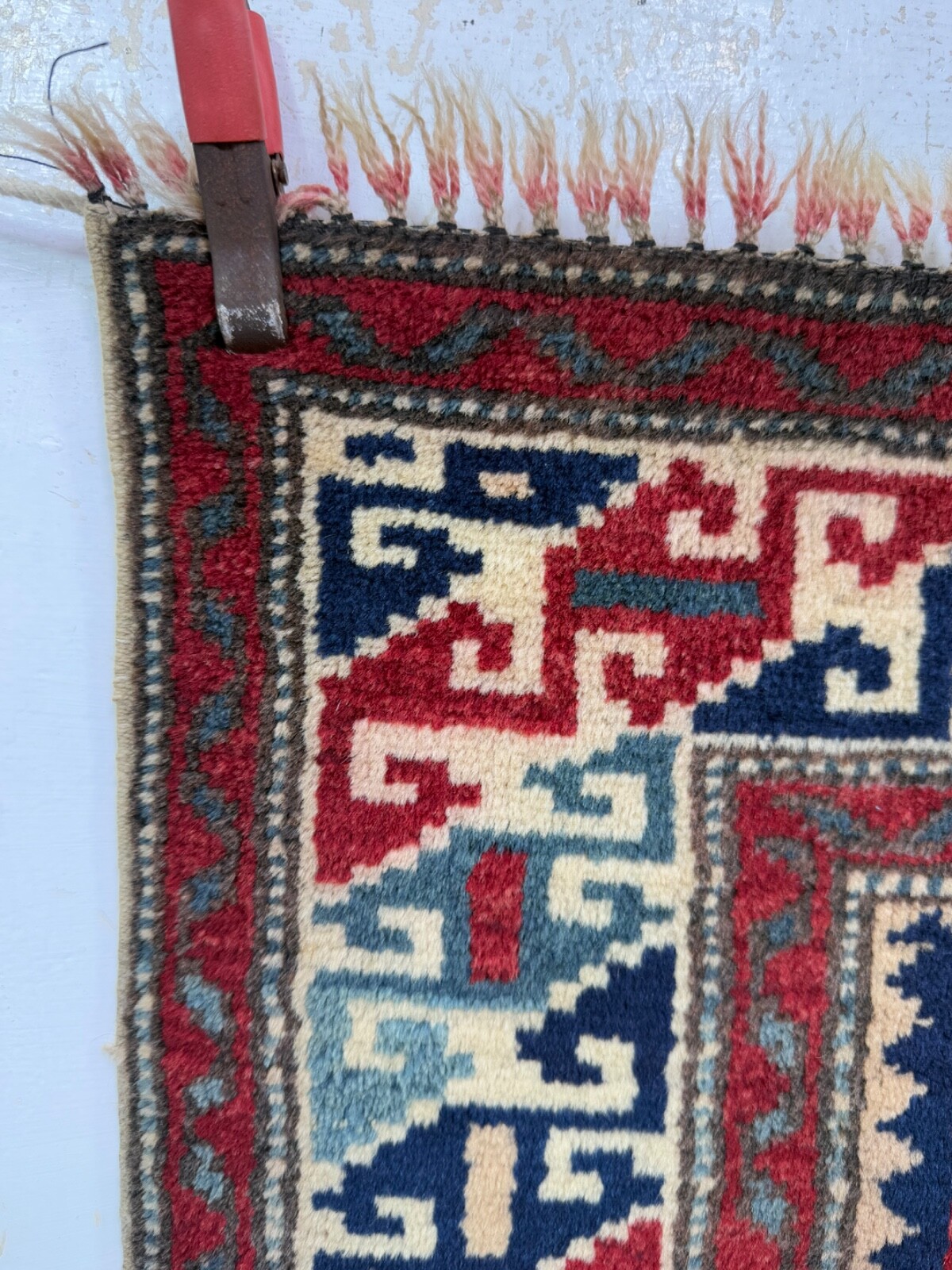 Vintage Beautiful Hand Knotted Traditional Floor Area Wool Rug 117×76 Cm