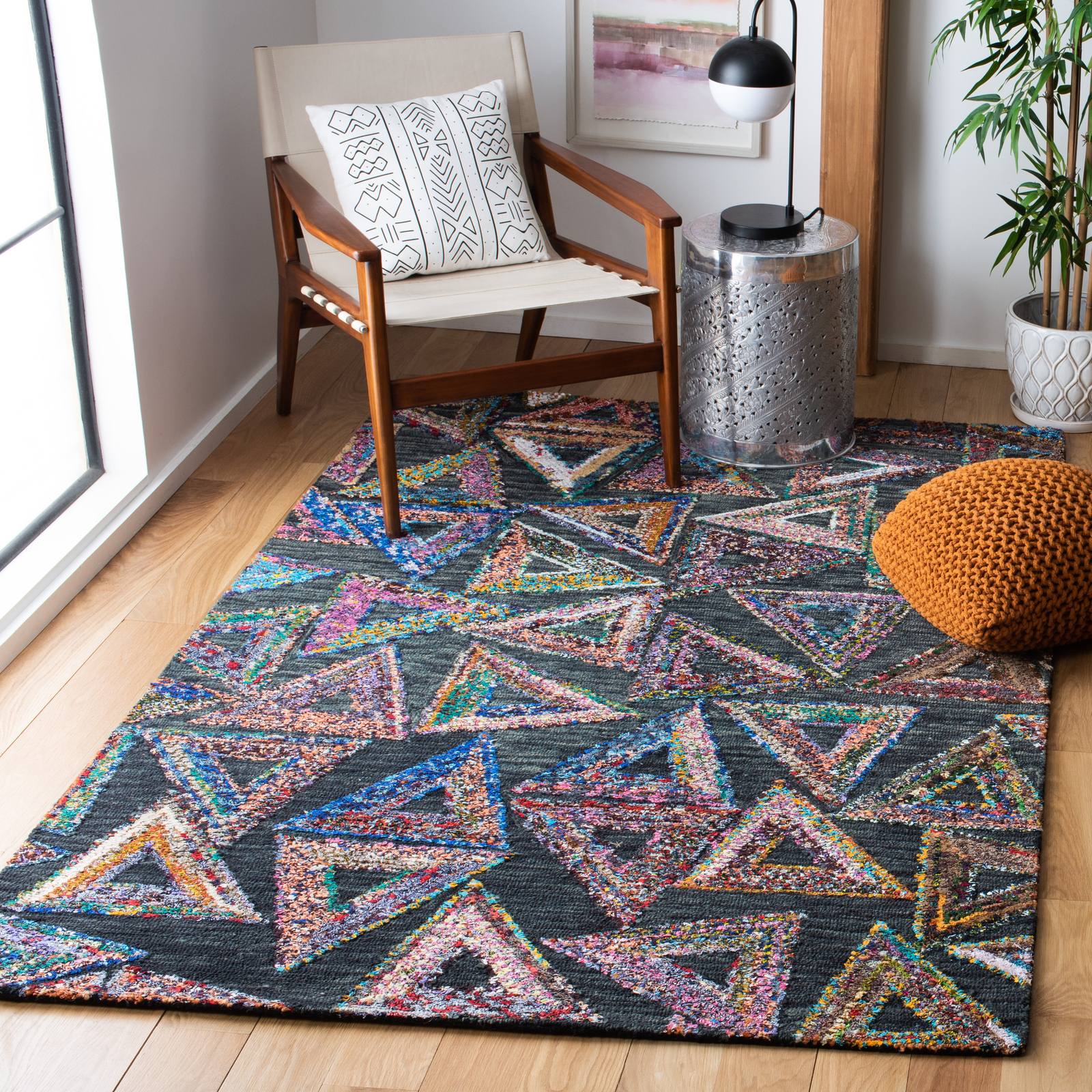 Safavieh Aspen DARK GREEN / BLACK 3′ X 5′ Area Rug – APN533Y-3