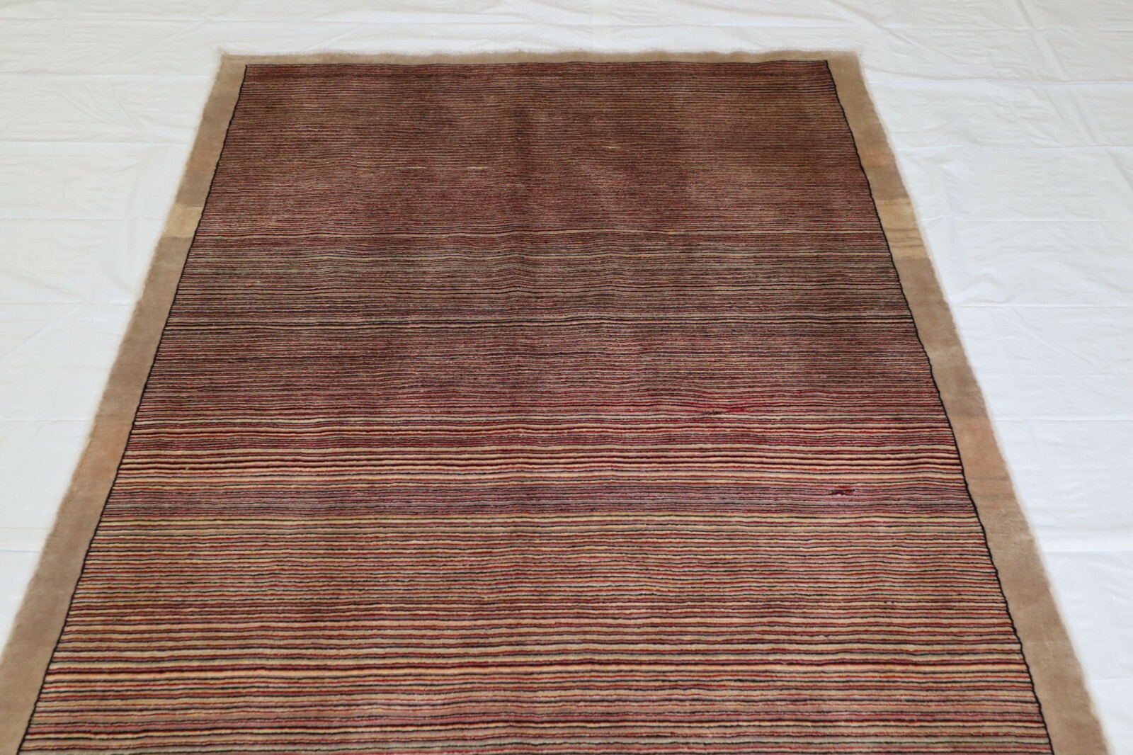5’1″ x 8’4″ ft. Gabeh Oriental Wool Area Tribal Gaba Afghani Indo Rug