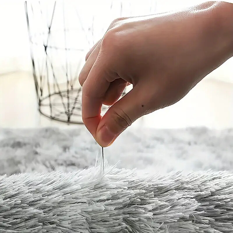 Indoor Plush Area Rug 160x80cm Plush Carpet for Living Room Bedroom anti slip