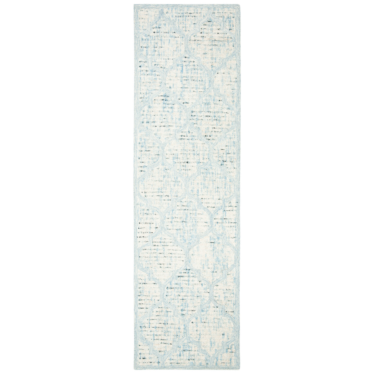 SAFAVIEH Abstract ABT474K Handmade Ivory / Turquoise Rug
