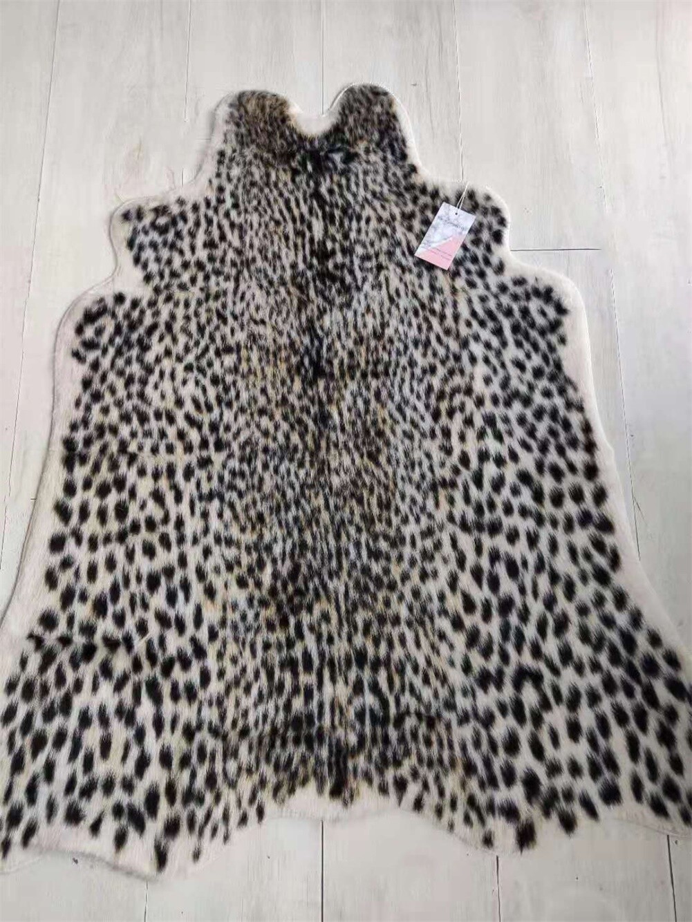 yingda1992 Leopard Rug Hide Animal Printed Cow Faux Fur Rug Mat Carpet Decor