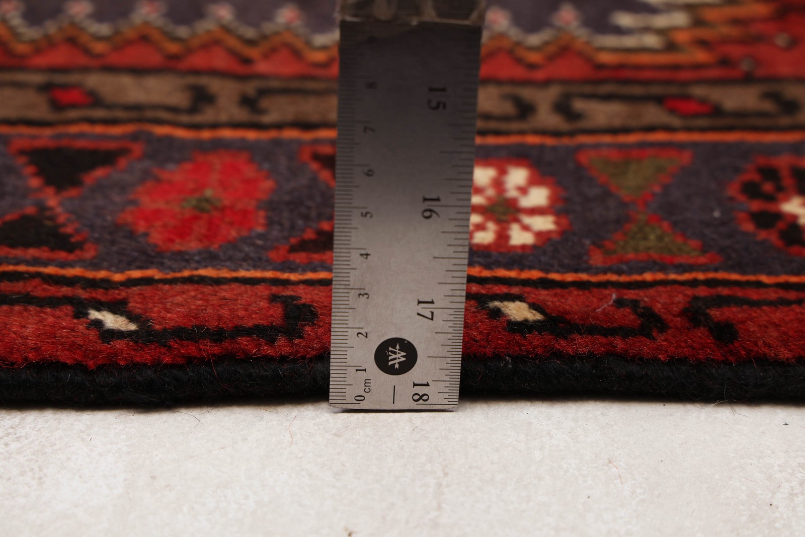 Vintage Traditional Hand-Knotted Area Rug 3’3″ x 4’9″ Oriental Wool Carpet