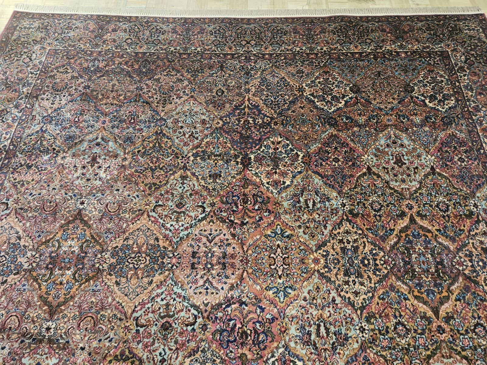 12×20 GENUINE ANTIQUE KARASTAN RUG MULTICOLOR PANEL KIRMAN 717 100% WOOL RUG VGC