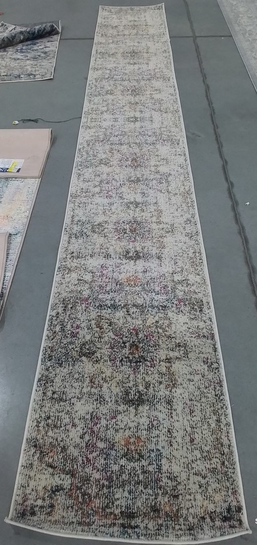 GREY / GOLD 2′-2″ x 14′-0″ Flaw in Rug, Reduced Price 1172806402 MAD473F-214
