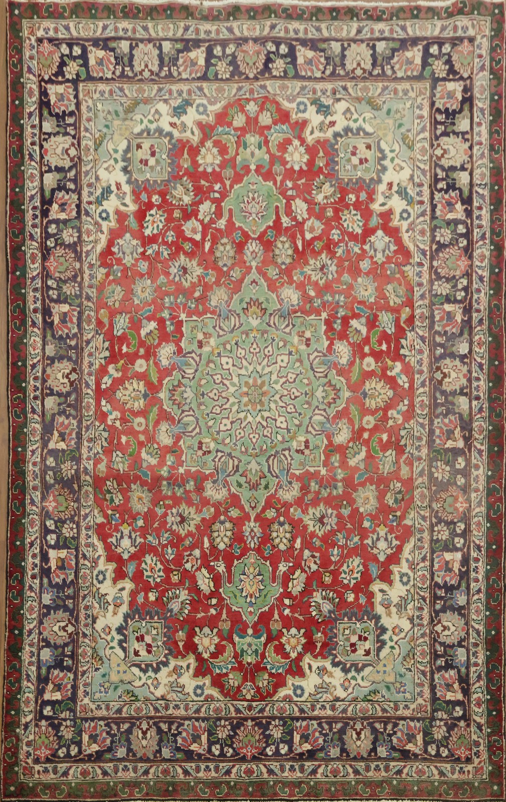 Intricate Floral Traditional Area Rug 5×8 Wool Hand-knotted Classic Vintage Rug