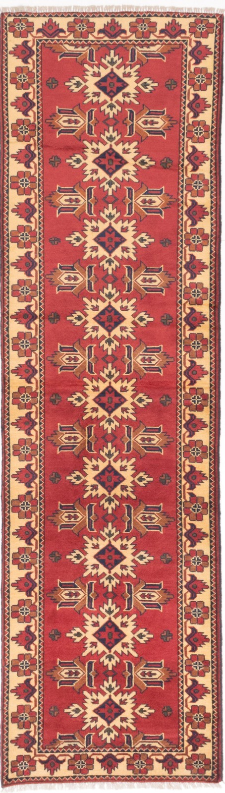 2’9″ x 9’6″ Vintage Hand-knotted Runner Rug Traditional Oriental Wool Carpet