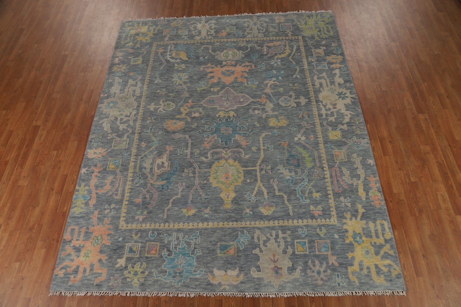 Handmade Oushak Indian Living Room Area Rug Wool Carpet 10′ 0″ x 8′ 1″