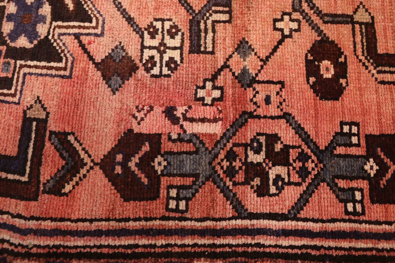 Traditional Vintage Hand-Knotted Area Rug 3’2″ x 5’5″ Oriental Wool Carpet