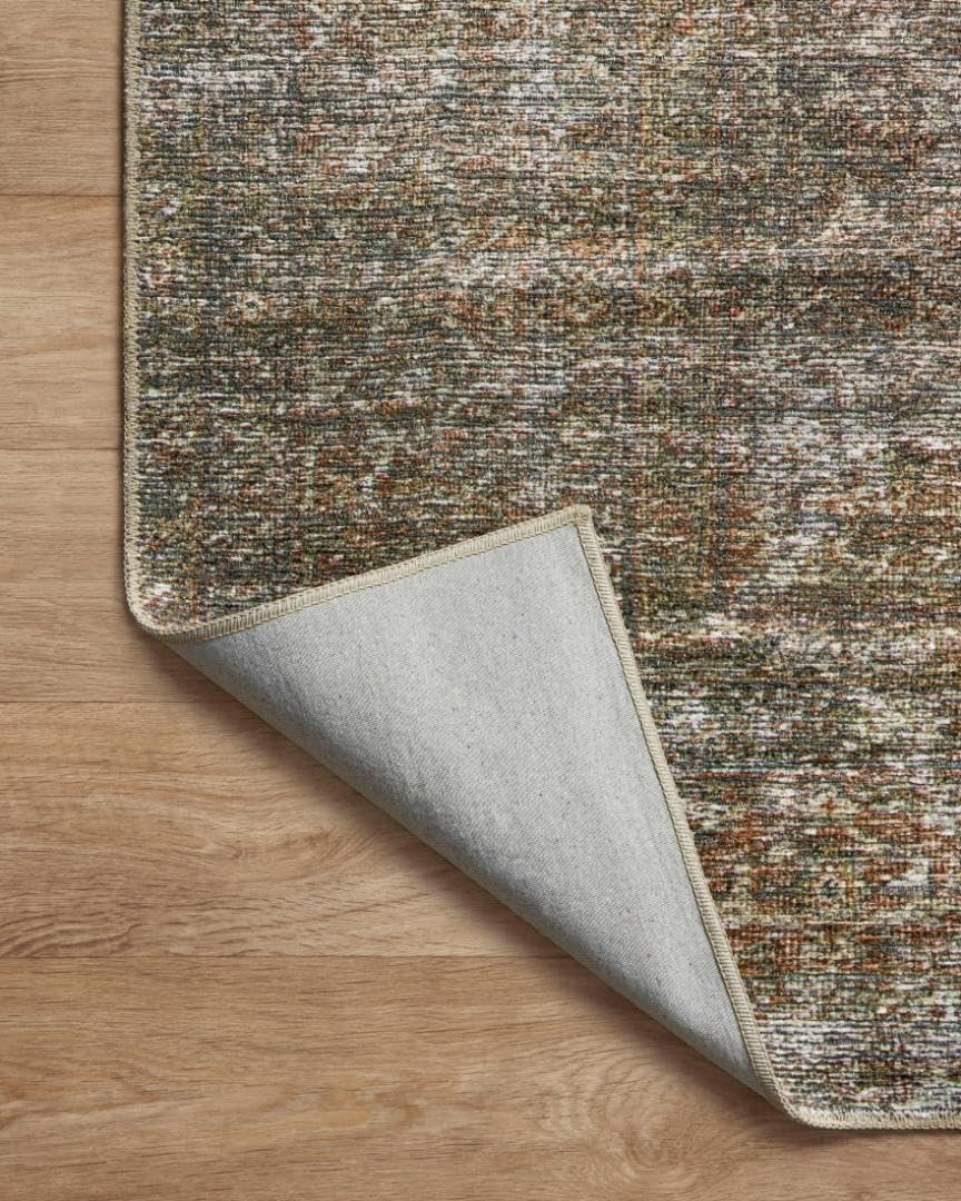 Amber Lewis Billie Tobacco & Rust 6′ x 9′ Distressed Area Rug