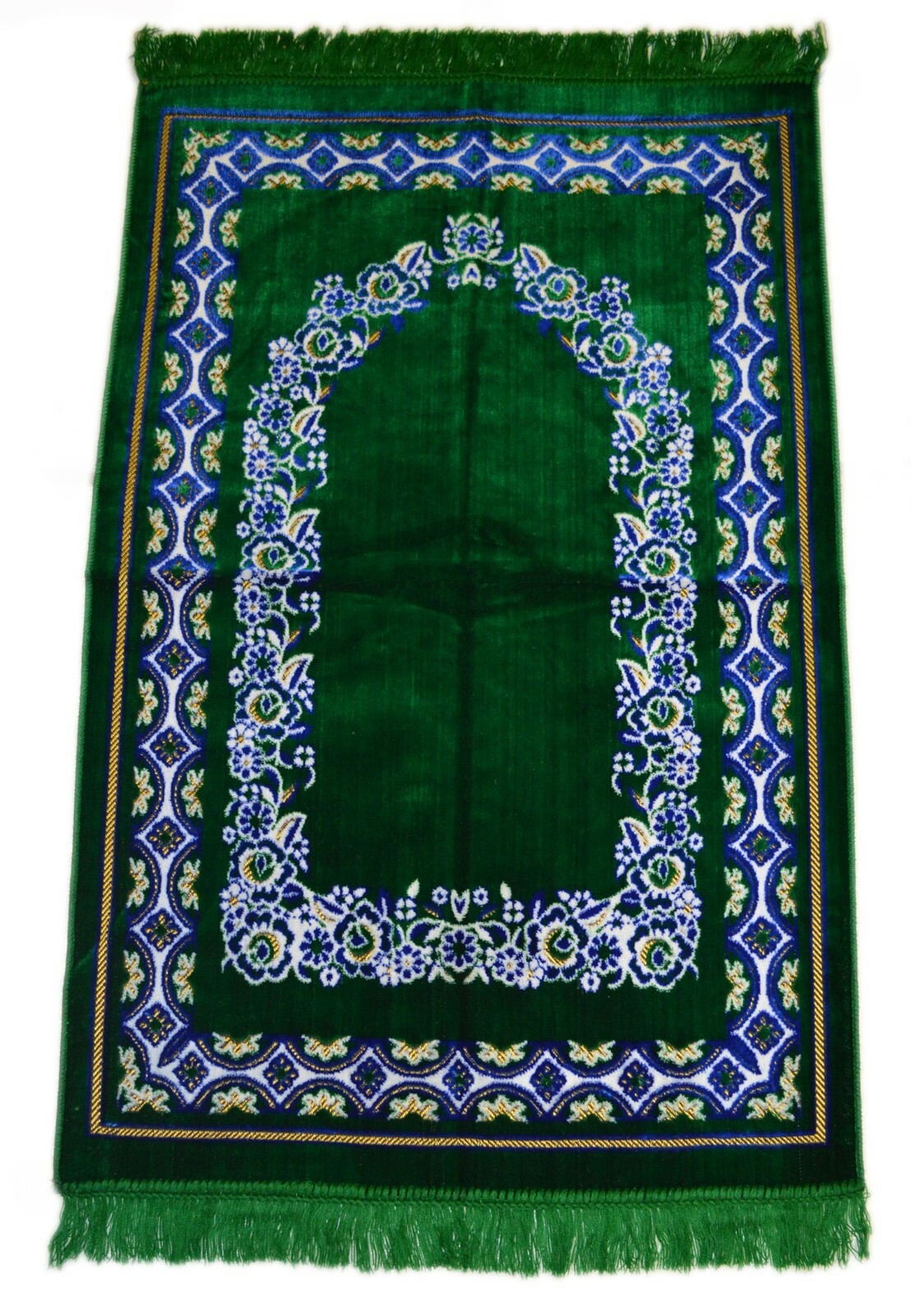 Prayer Rug Carpet Islamic Muslim Salah Meditation Mat Turkish Plush Portable