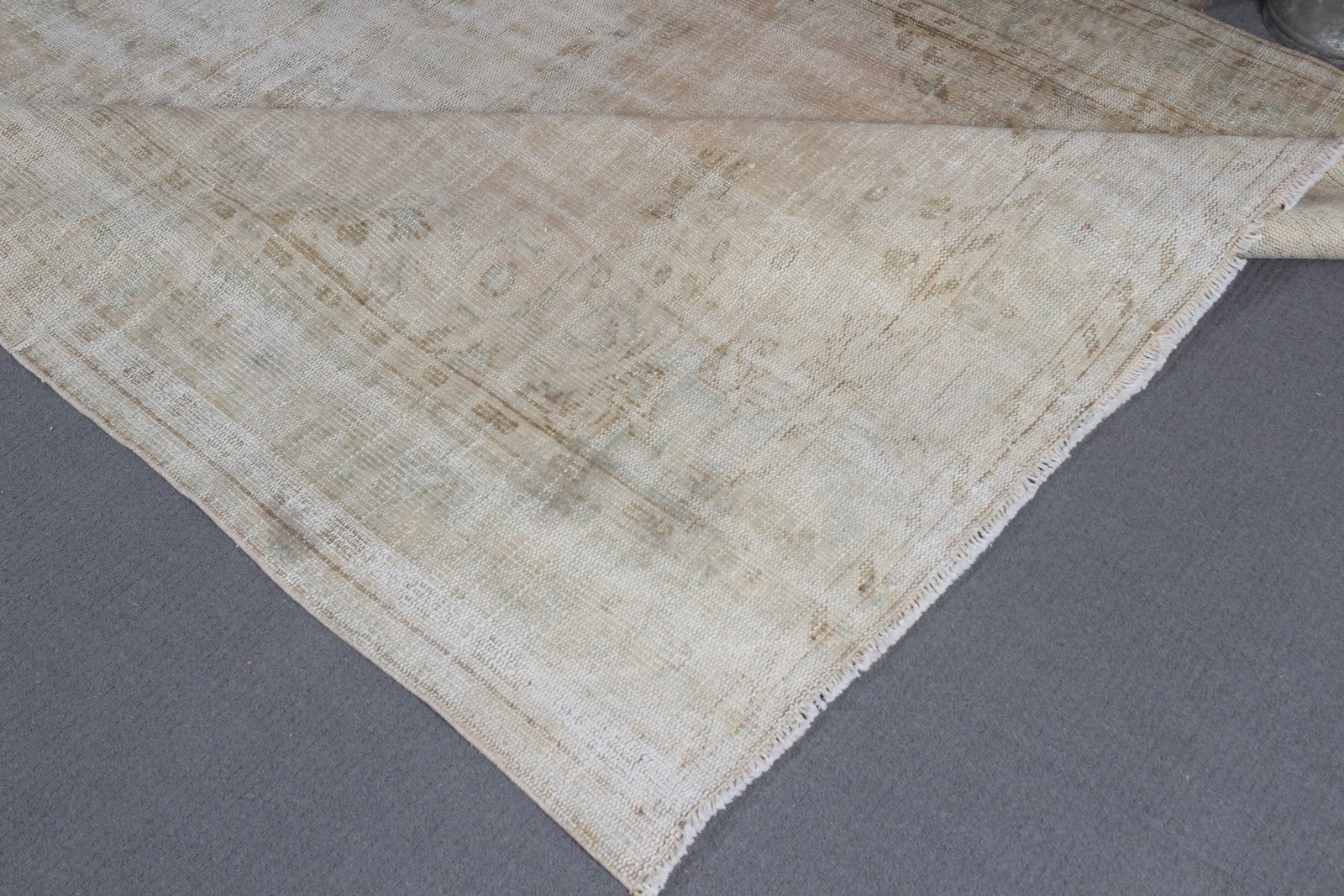 5,8×8,9 ft Vintage Rug, Rug, Brown Floral Rug Wool