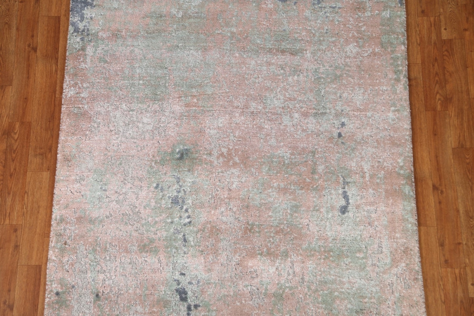 100% Silk Abstract 4×6 Modern Area Rug Hand-knotted Carpet