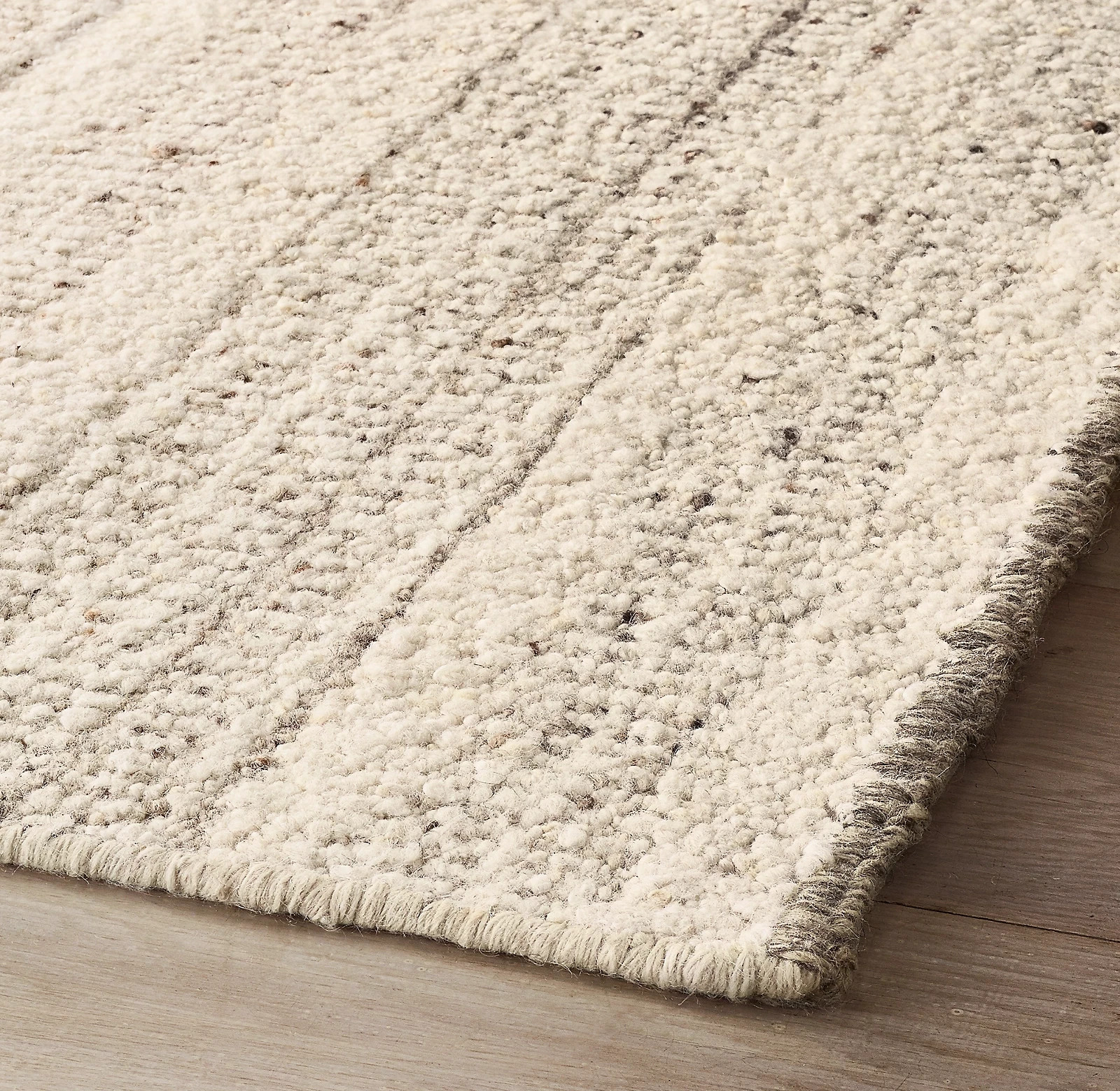 New Color Natural/Flax Handmade Moroccan Berber Wool Rug Design Carpet Rug