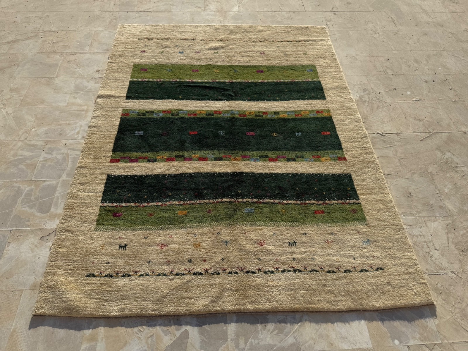 Vintage Fabulous Hand Knotted Traditional Wool Rug Carpet Floor Covering